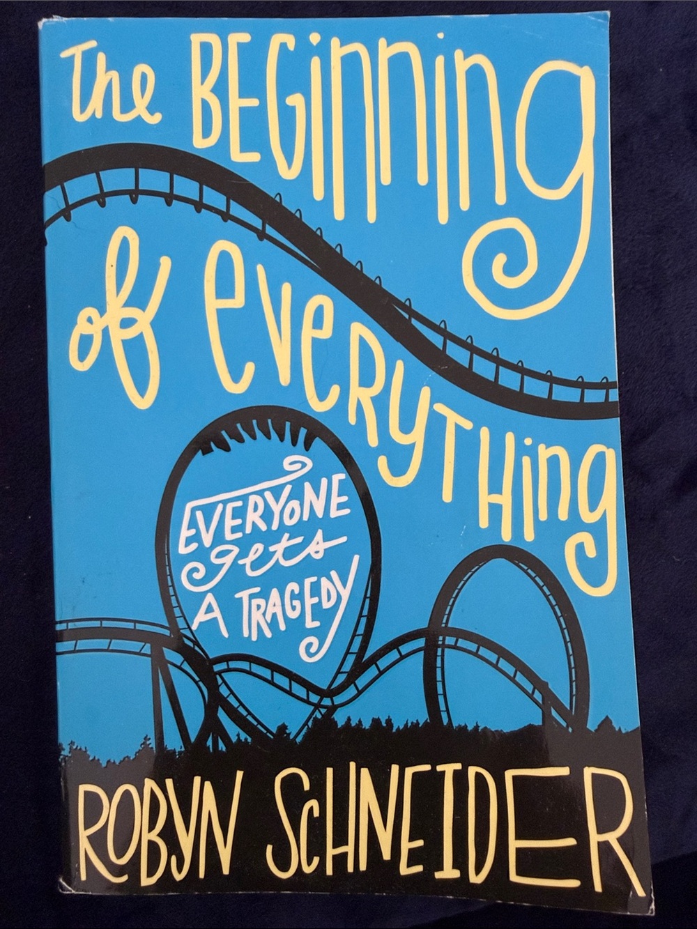 The Beginning of Everything by Robyn Schneider - Blue Paperback
